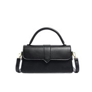 Black Vintage Crossbody Satchel