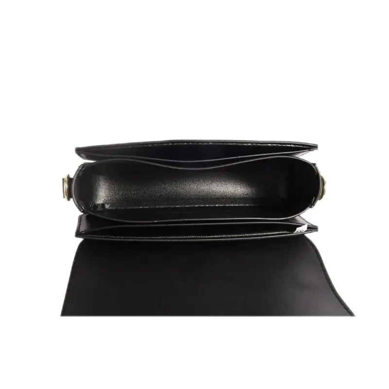 Black Vintage Crossbody Satchel