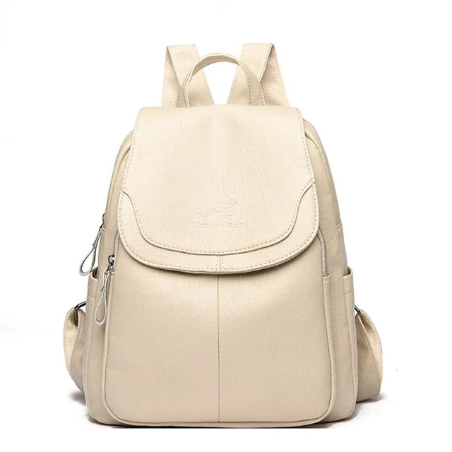 Elegant PU Leather Backpack