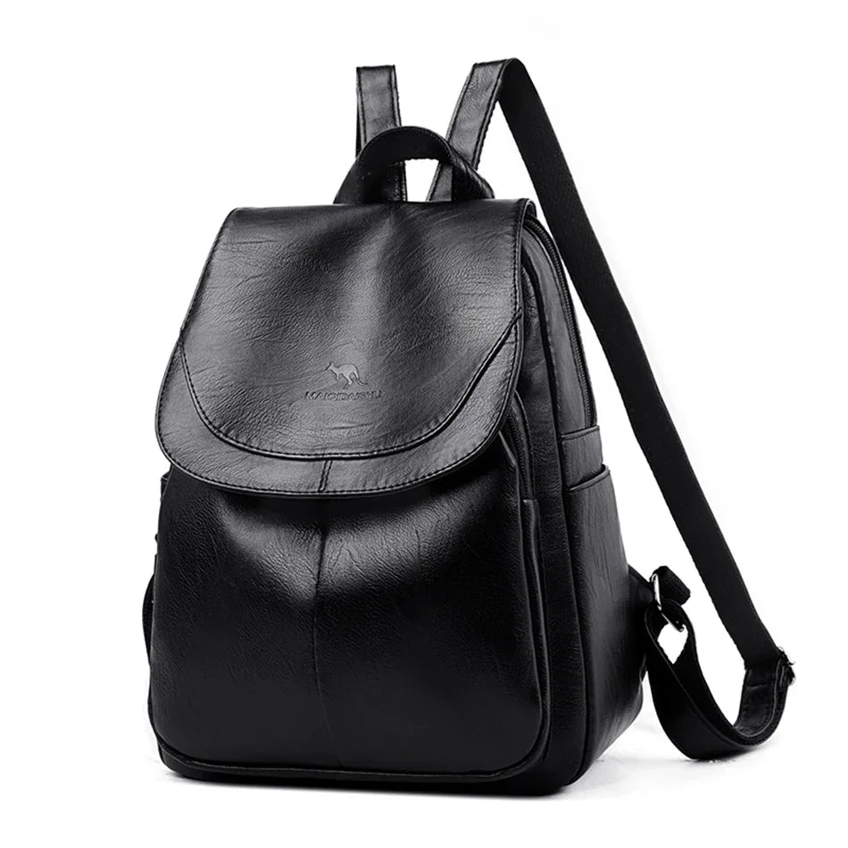 Elegant PU Leather Backpack