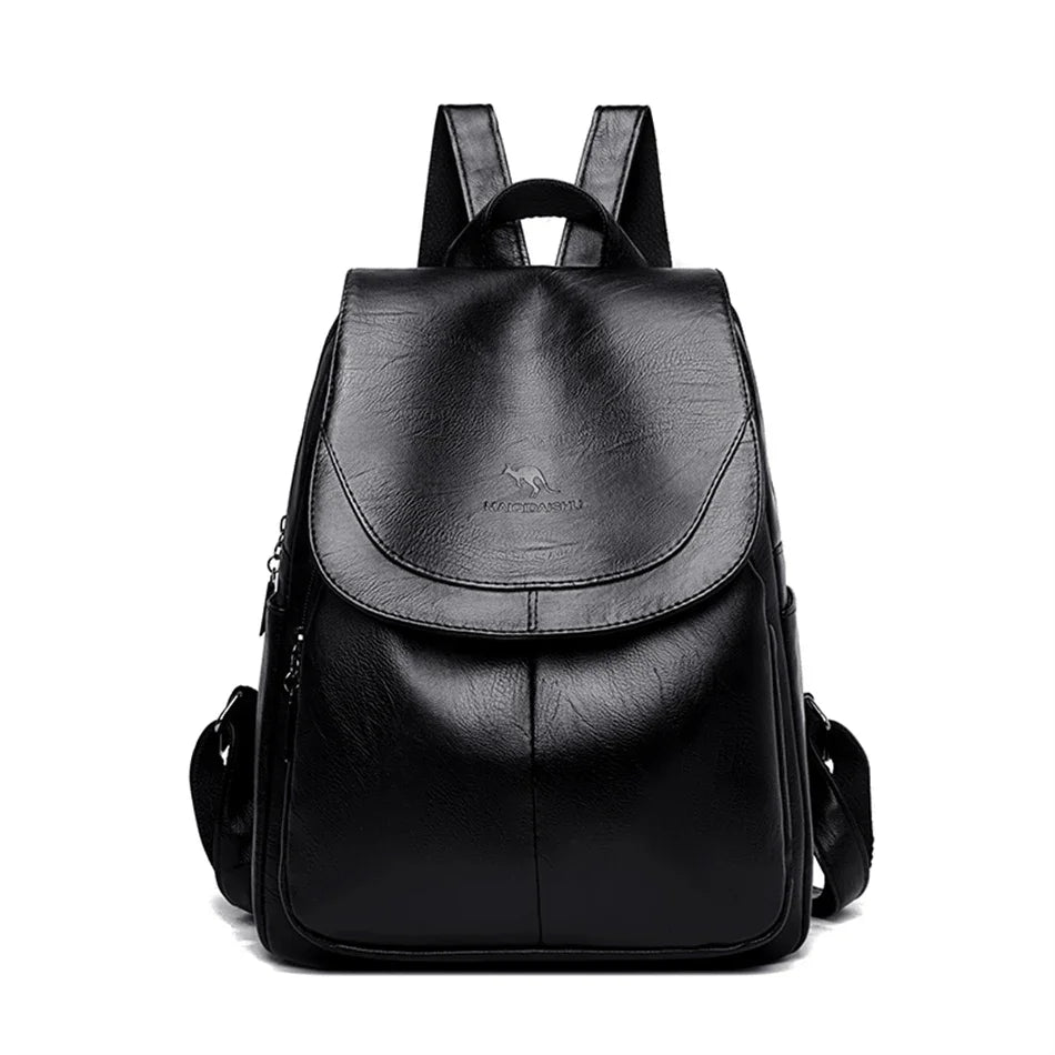 Elegant PU Leather Backpack