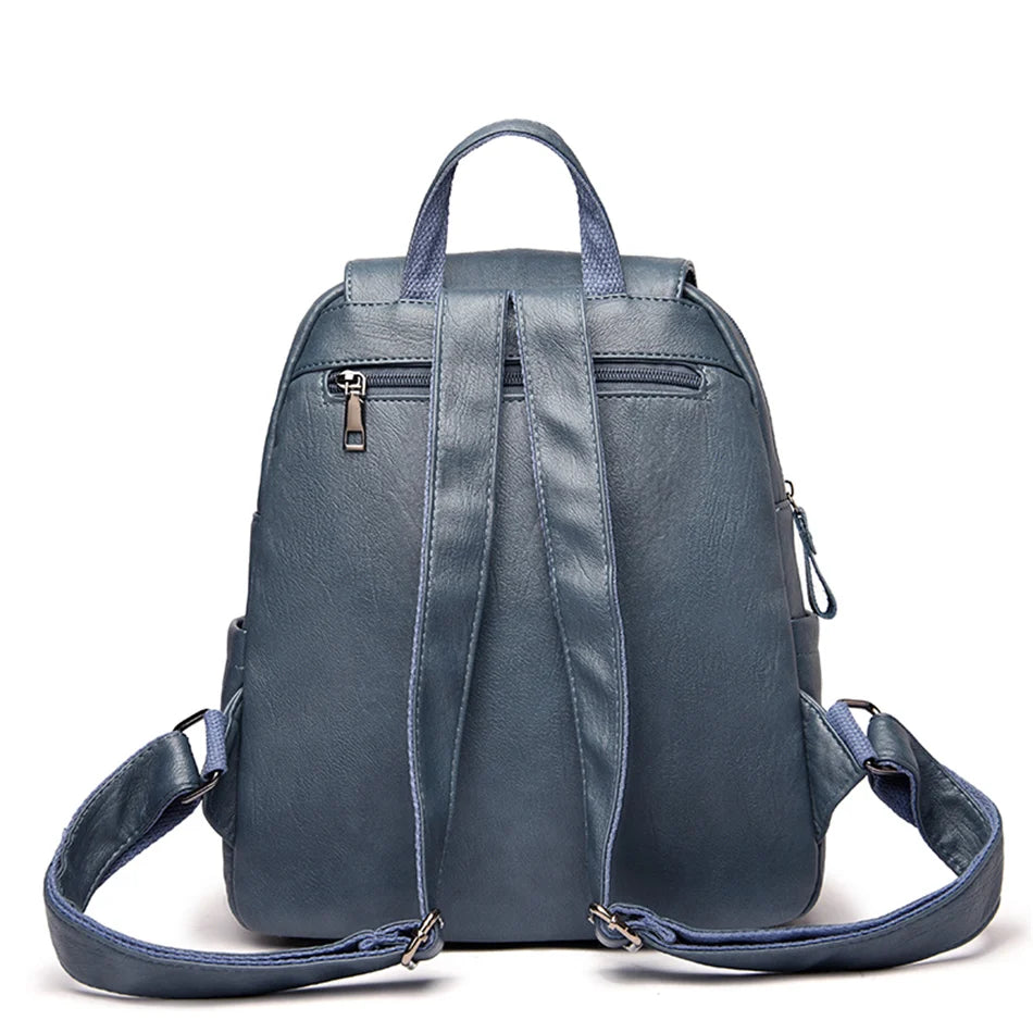 Elegant PU Leather Backpack