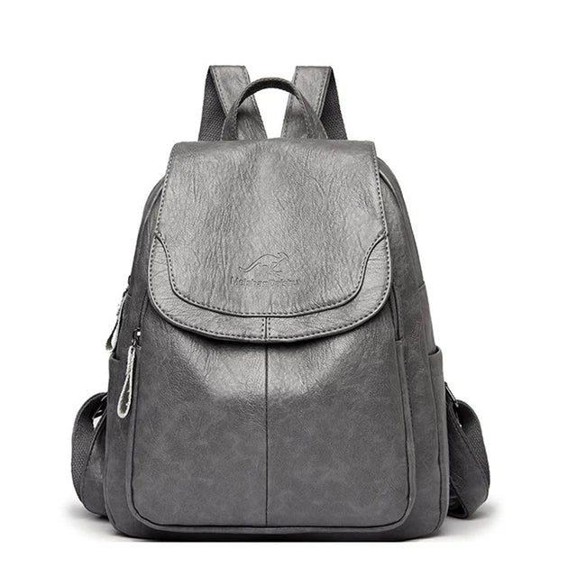 Elegant PU Leather Backpack