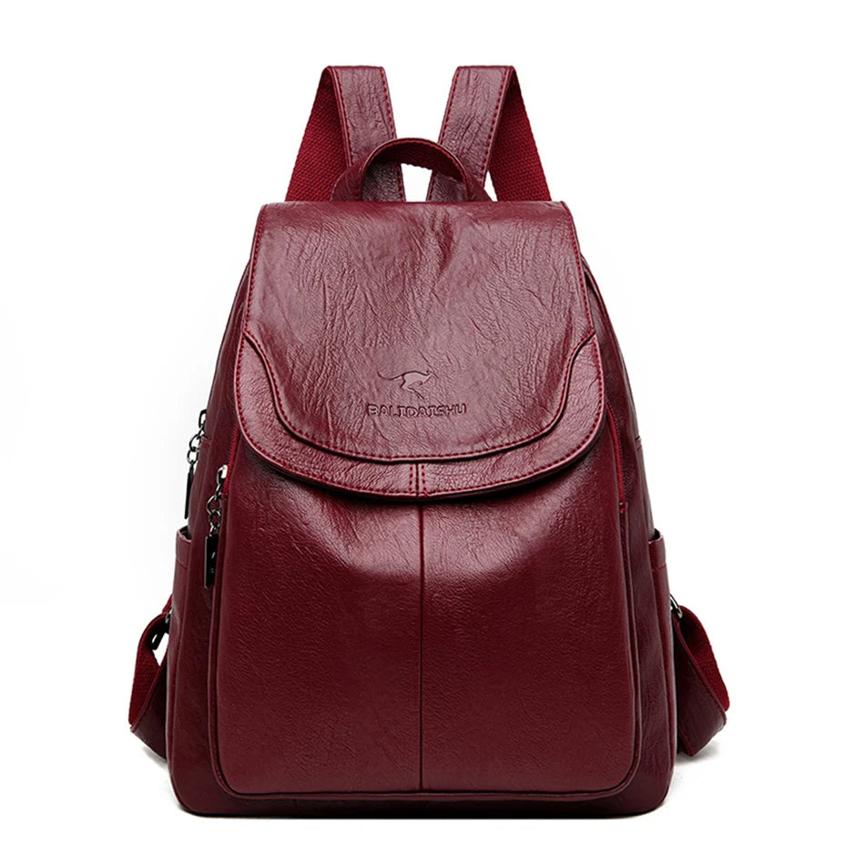 Elegant PU Leather Backpack