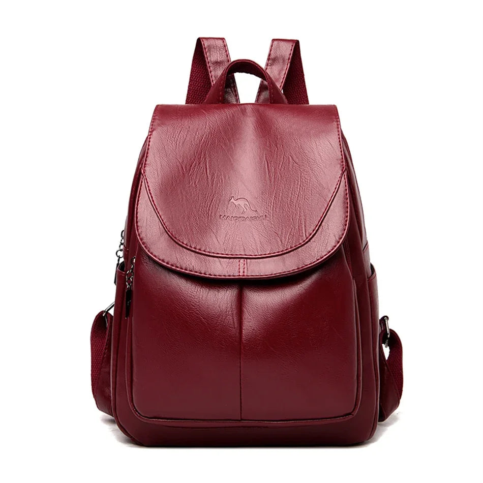 Elegant PU Leather Backpack