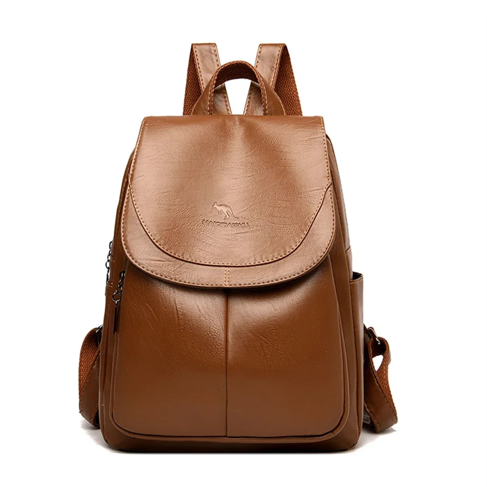 Elegant PU Leather Backpack