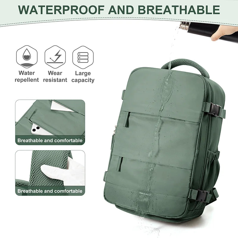 Compact Cabin Backpack for Flights – Laptop & Leisure Bag