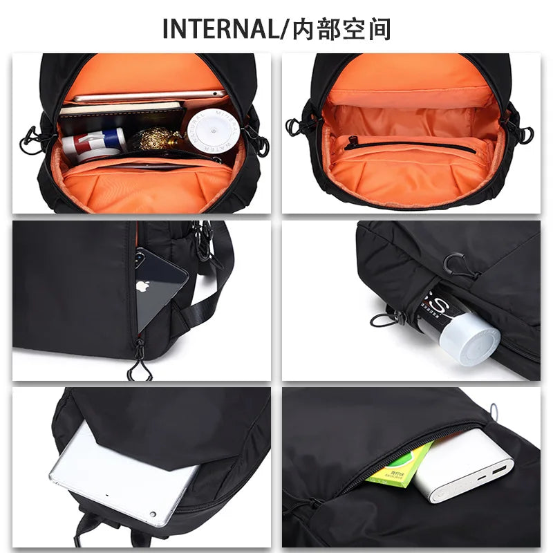 Waterproof Oxford Travel Bag – Compact Shoulder Backpack