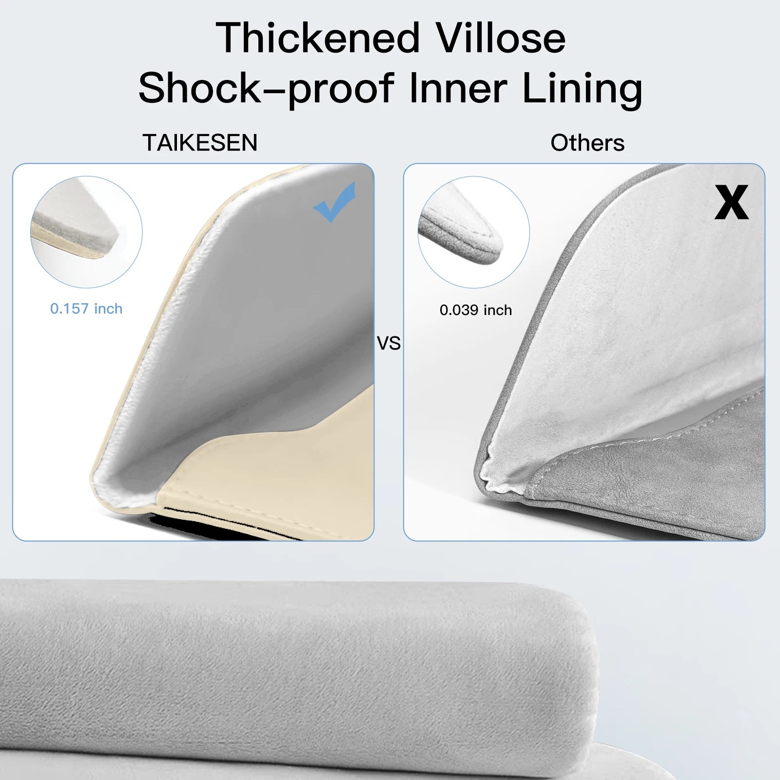 Protective Laptop Sleeve Pouch – Fits MacBook, Xiaomi, HP, Dell (13–16 Inch)