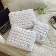 Bow Print Love Embroidery Laptop Bag – Cute Protective Sleeve for 11/14/15 Inch Laptops