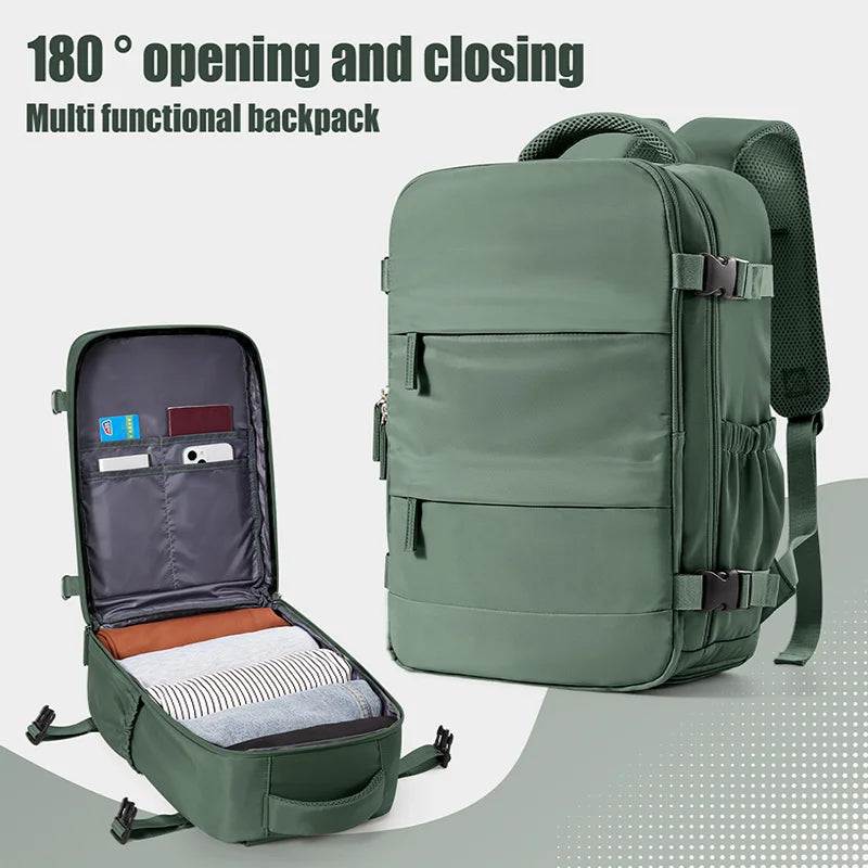 Compact Cabin Backpack for Flights – Laptop & Leisure Bag