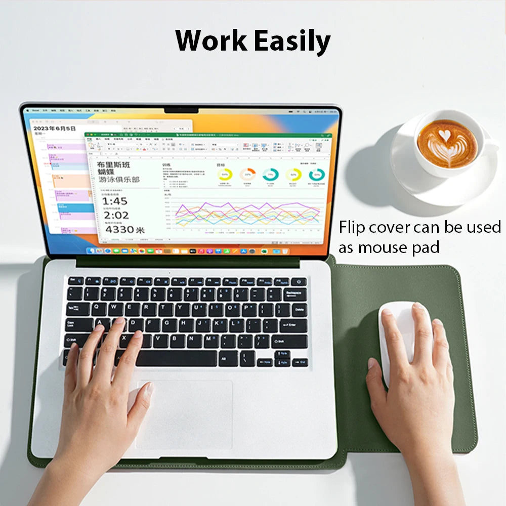 Stylish Laptop & Tablet Cover – Soft Protective Bag for Everyday Use