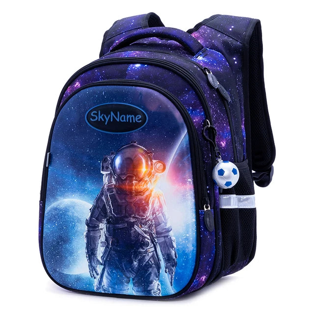 3D Football Kids School Backpack