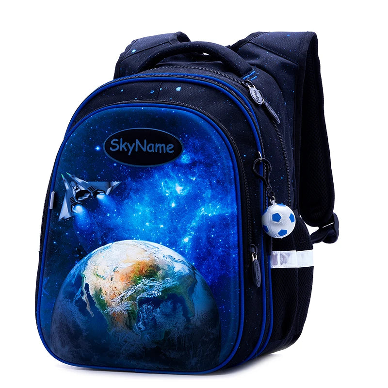 3D Football Kids School Backpack