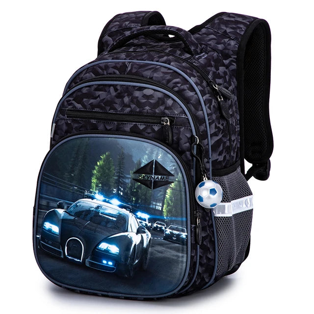3D Football Kids School Backpack