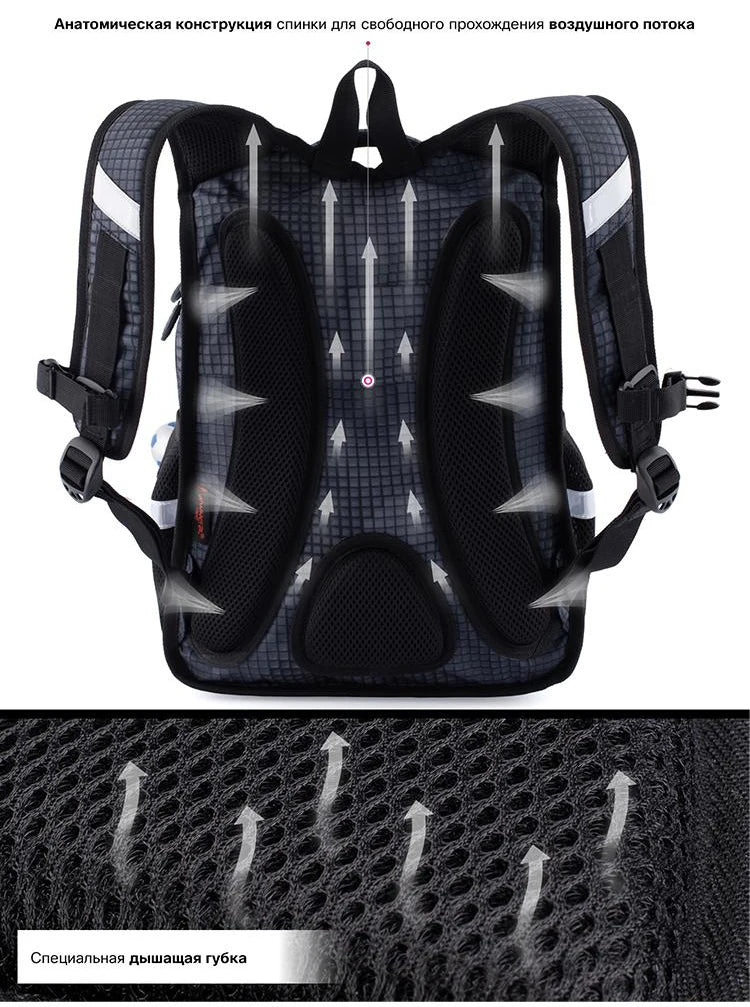 3D Football Kids School Backpack