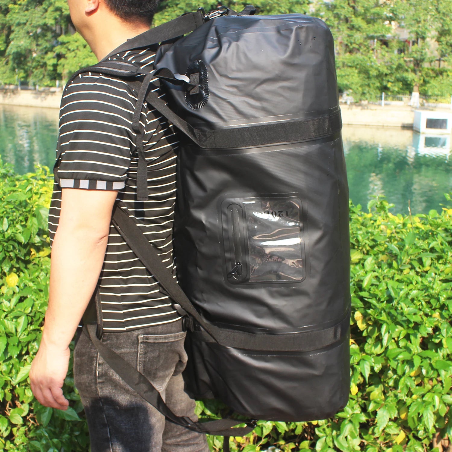 40L-120L Waterproof Motorcycle Tail Duffle Bag