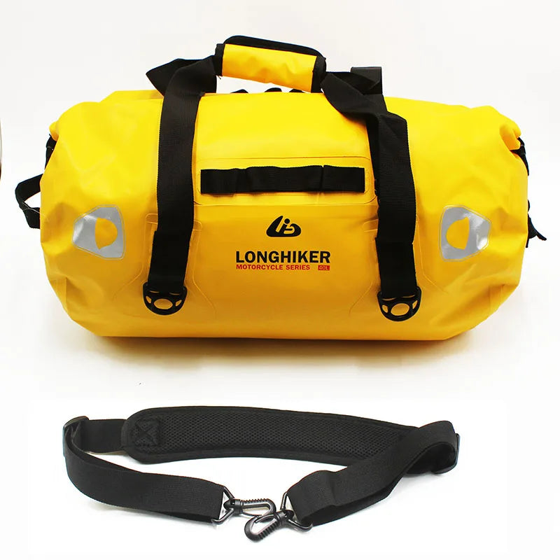 40L-120L Waterproof Motorcycle Tail Duffle Bag