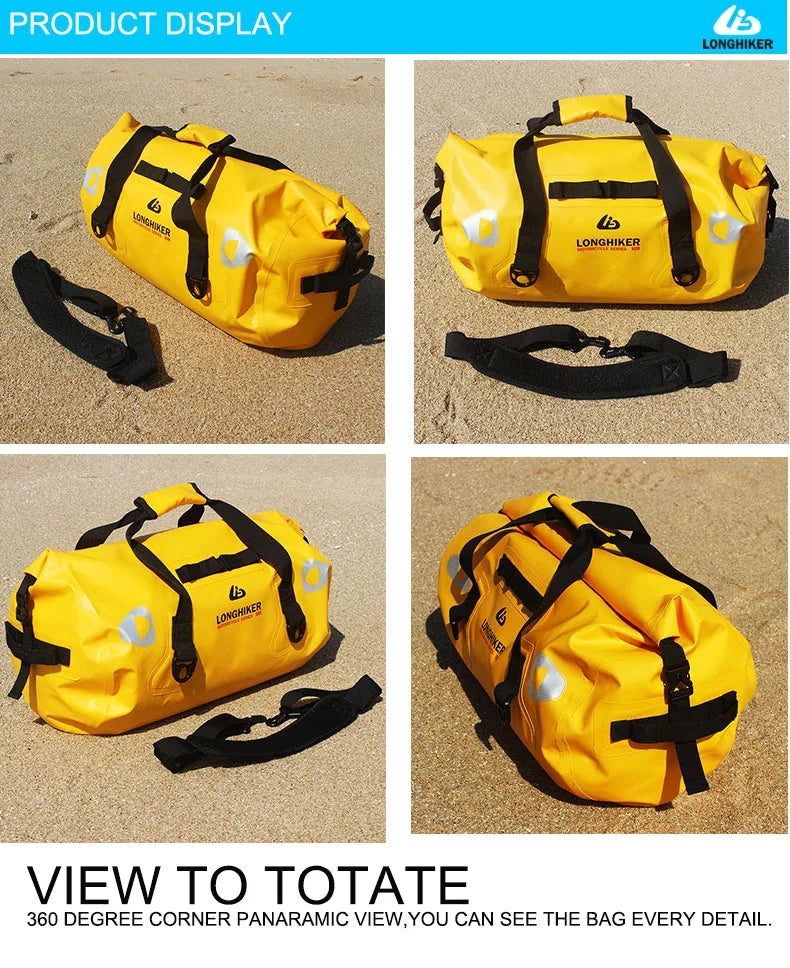 40L-120L Waterproof Motorcycle Tail Duffle Bag