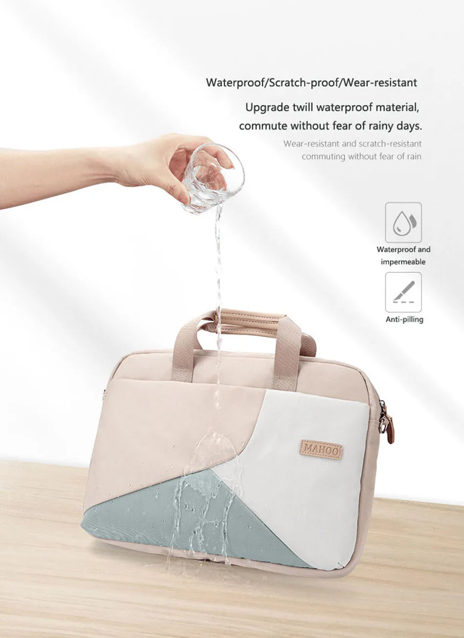 Durable Laptop Briefcase – Portable 15.6 Inch Notebook Carry Case