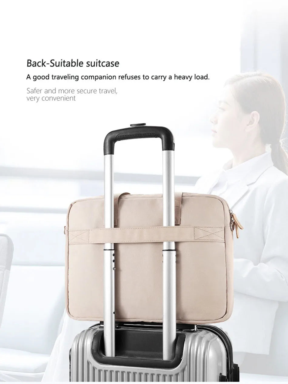 Durable Laptop Briefcase – Portable 15.6 Inch Notebook Carry Case