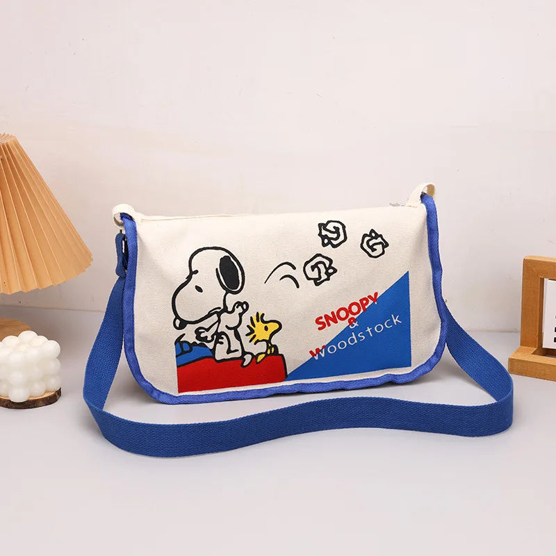 Mickey Snoopy Tote Bag – Large Capacity Shoulder Bag for Moms