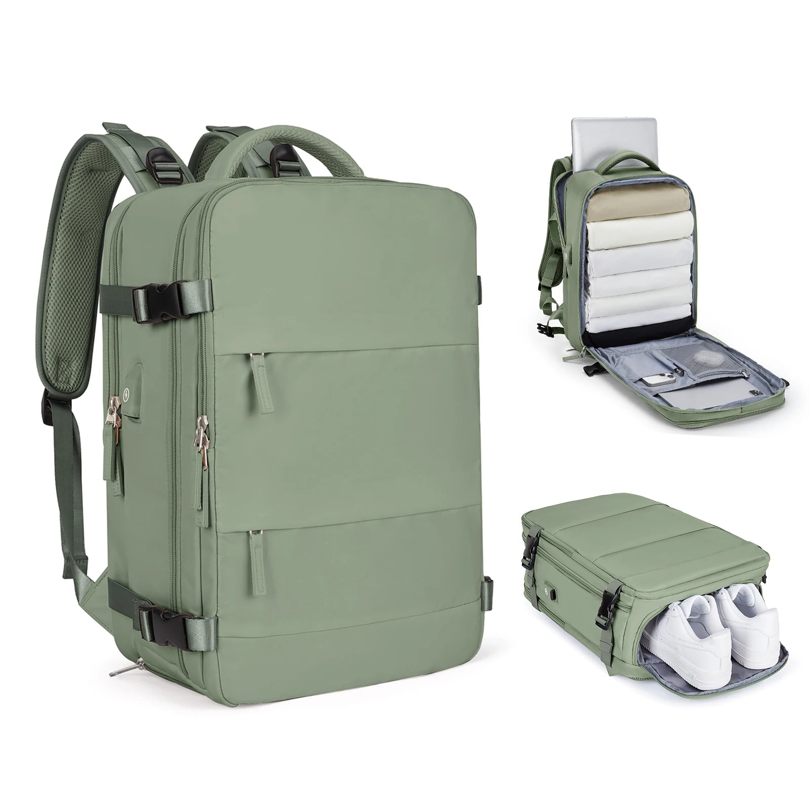 Wizz Air Cabin Backpack 40x30x20 – Large Capacity Waterproof Travel Laptop Backpack