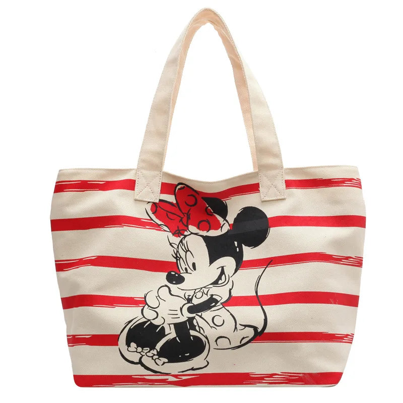 Mickey Snoopy Tote Bag – Large Capacity Shoulder Bag for Moms