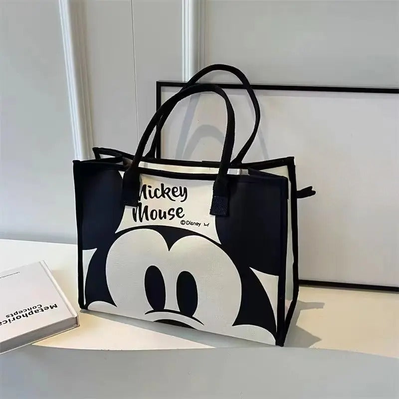 Mickey Snoopy Tote Bag – Large Capacity Shoulder Bag for Moms