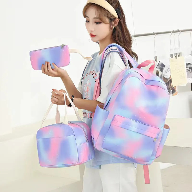Anime Stitch 3PC Backpack Set