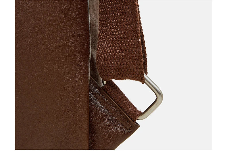 Classic Leather College Backpack