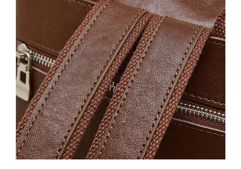 Classic Leather College Backpack