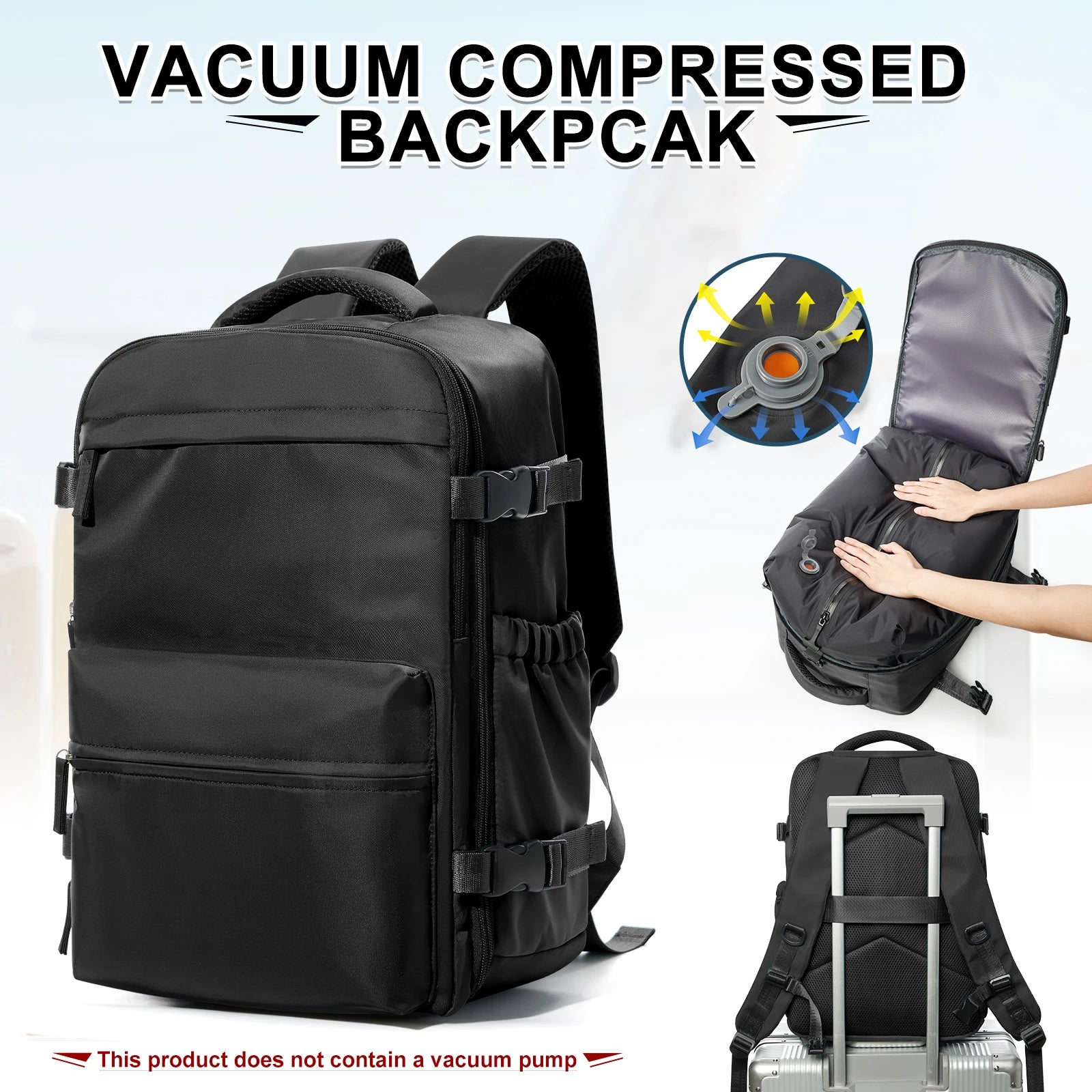 Compact Cabin Compression Backpack