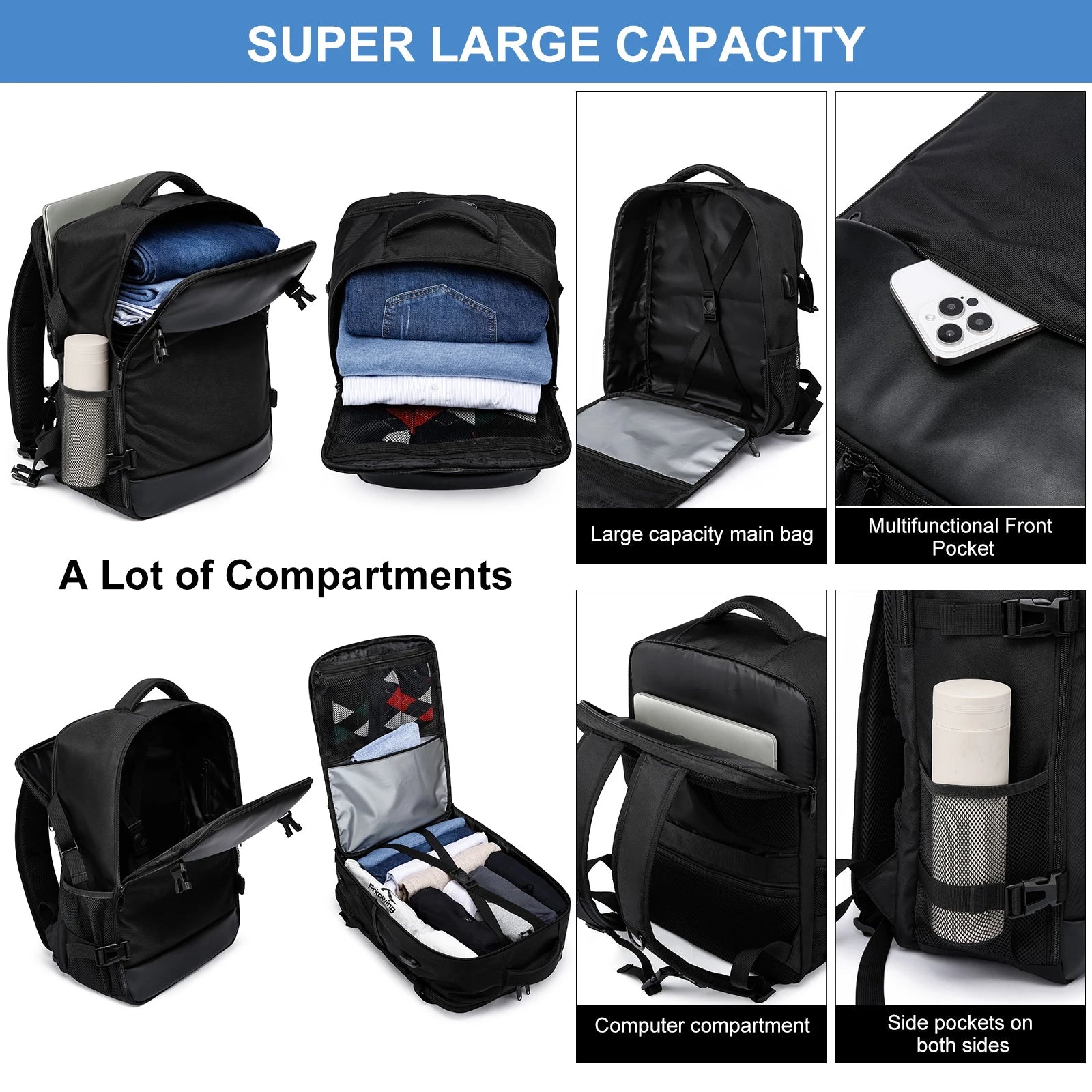 Compact Cabin Travel Backpack