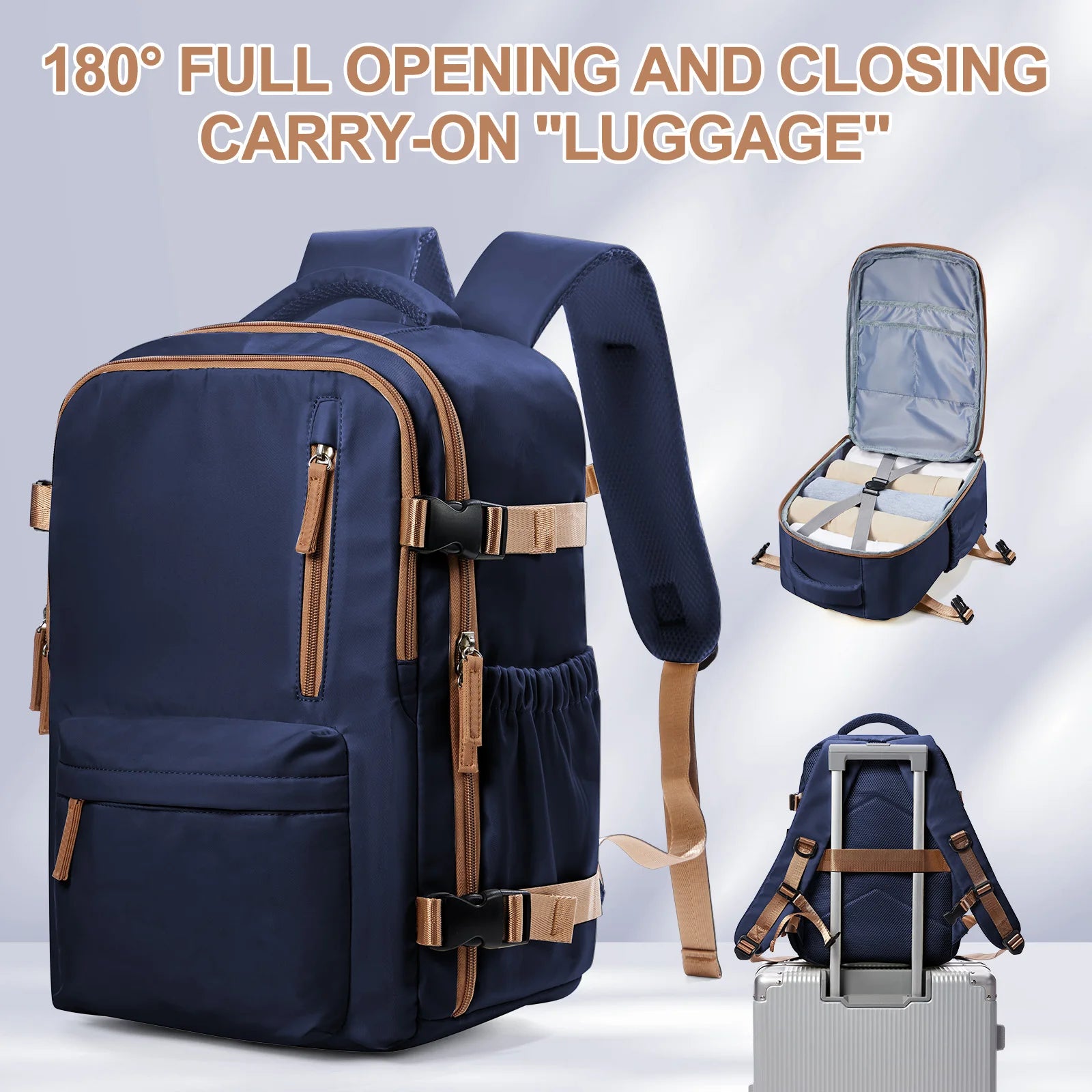 Compact Travel Laptop Backpack