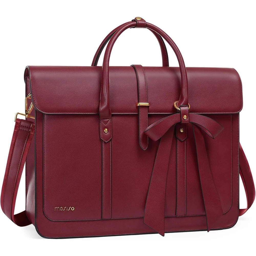 Convertible PU Leather Laptop Bag