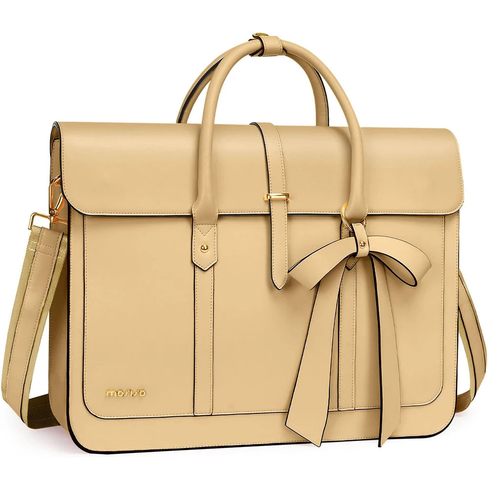 Convertible PU Leather Laptop Bag