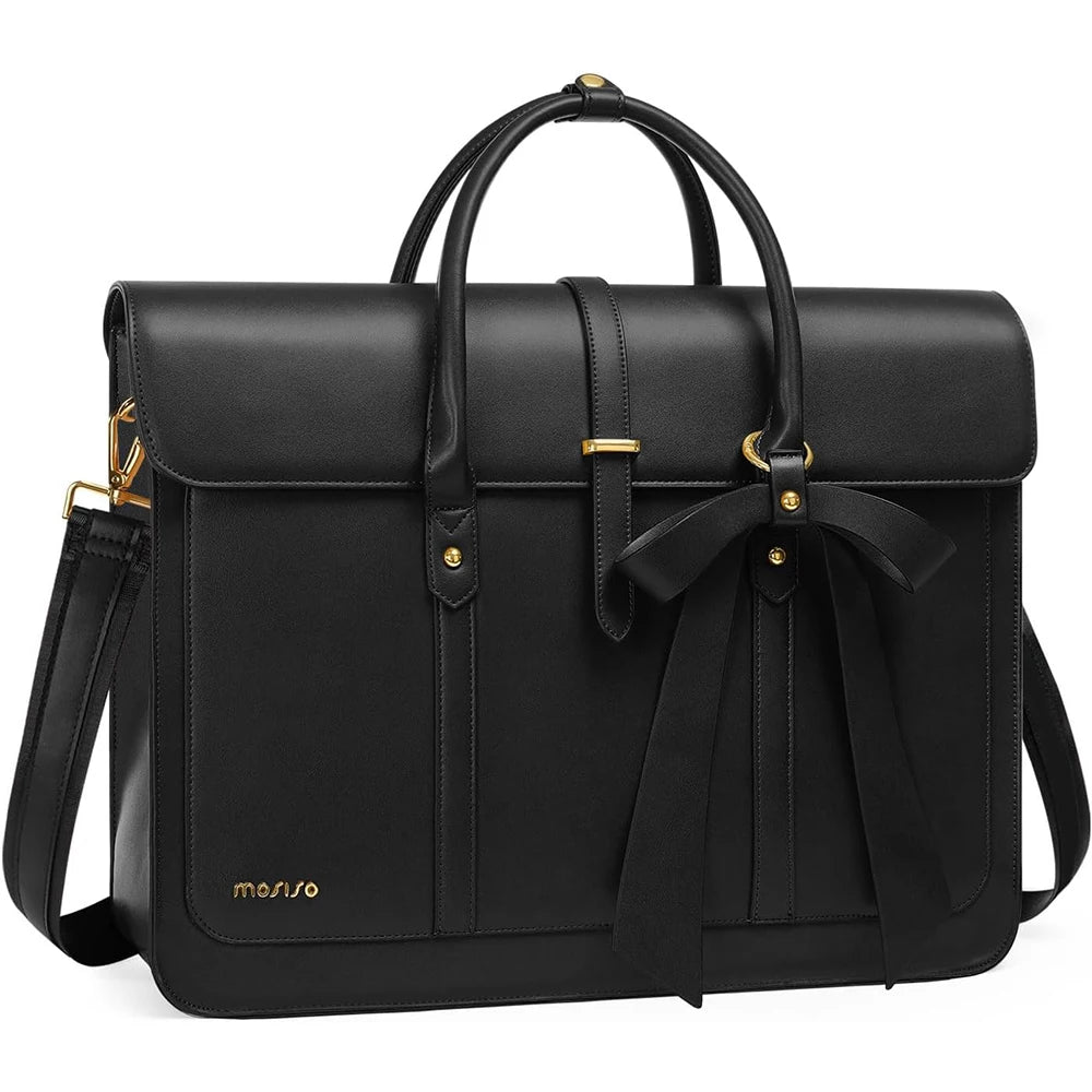 Convertible PU Leather Laptop Bag