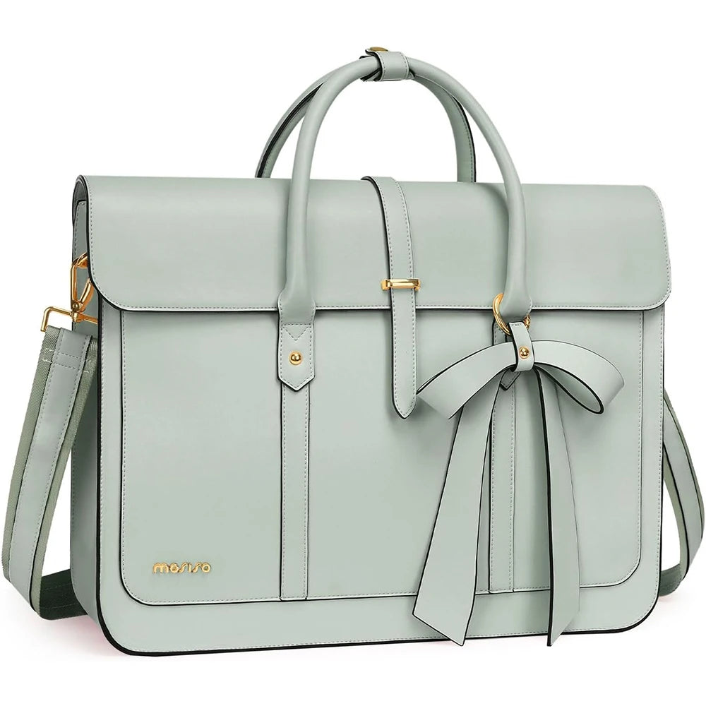 Convertible PU Leather Laptop Bag