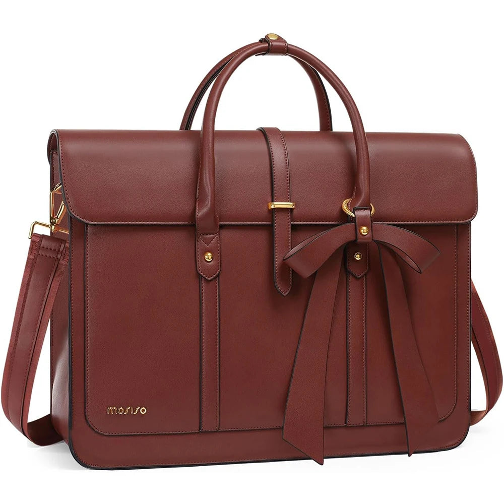 Convertible PU Leather Laptop Bag