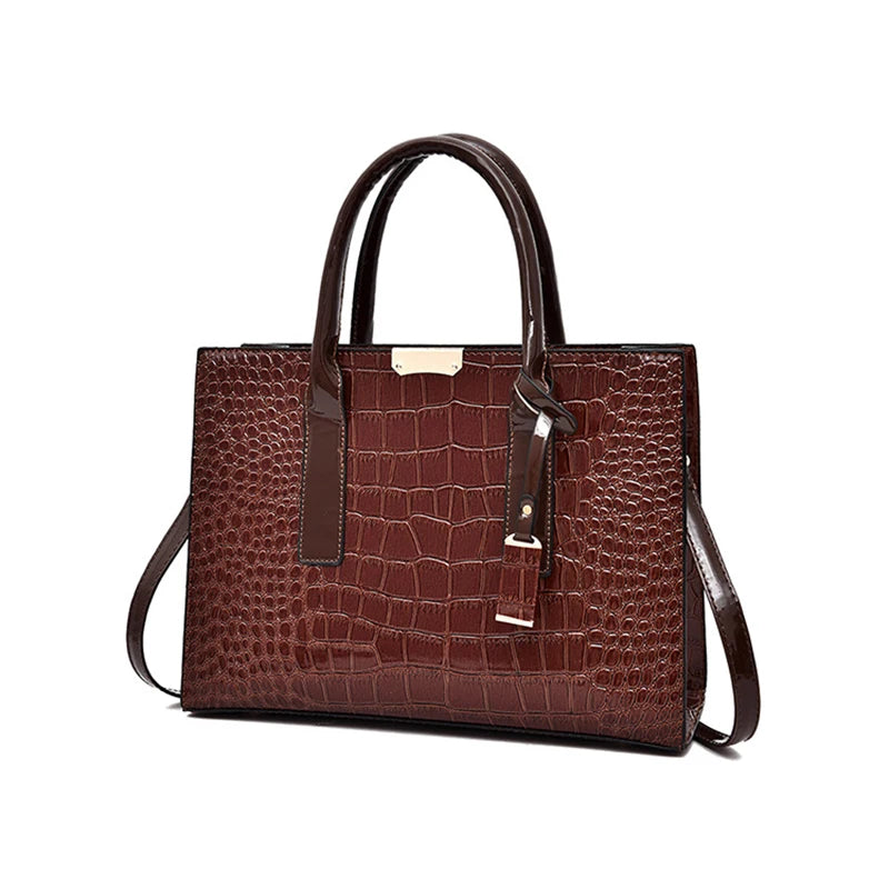 Croc Pattern Handbag