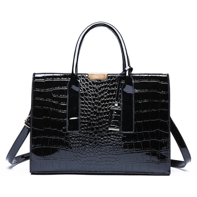 Croc Pattern Handbag