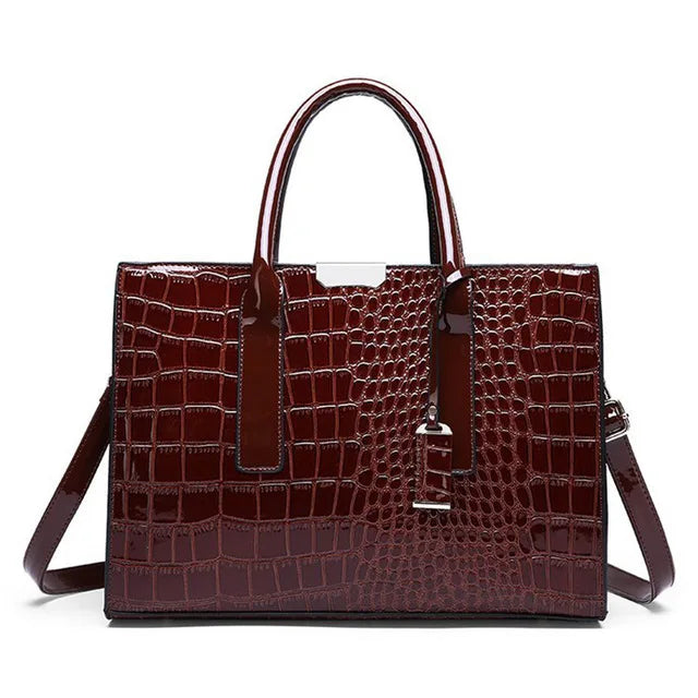 Croc Pattern Handbag