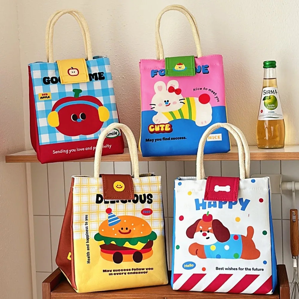 Cute Cartoon Bento Lunch Bag