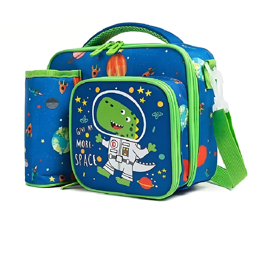 Dinosaur Cartoon Kids Lunch Bag