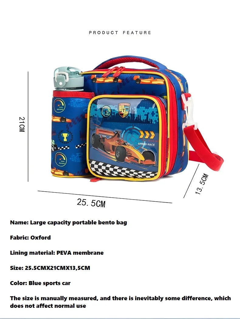 Dinosaur Cartoon Kids Lunch Bag