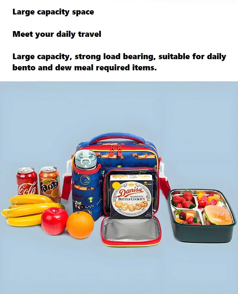 Dinosaur Cartoon Kids Lunch Bag