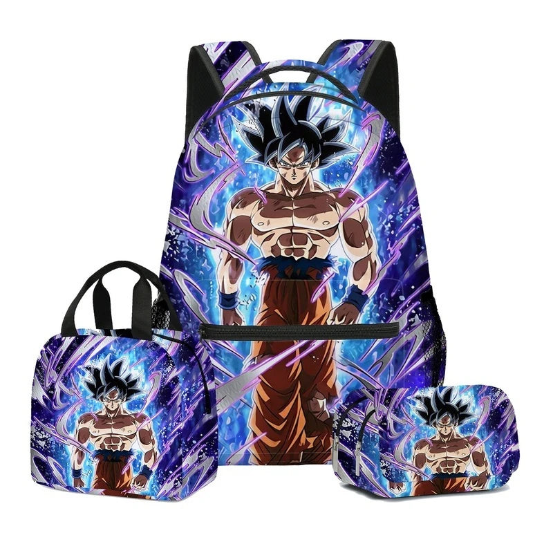 Dragon Ball Goku 3PC Backpack Set