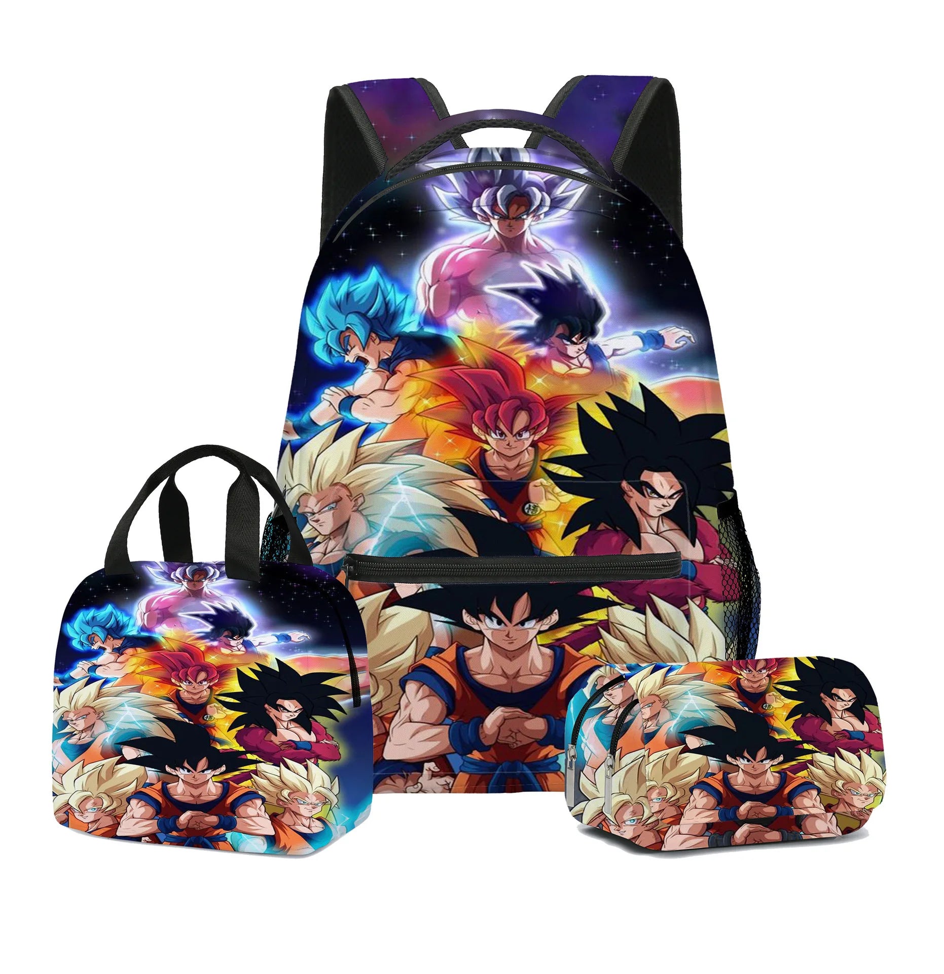 Dragon Ball Goku 3PC Backpack Set