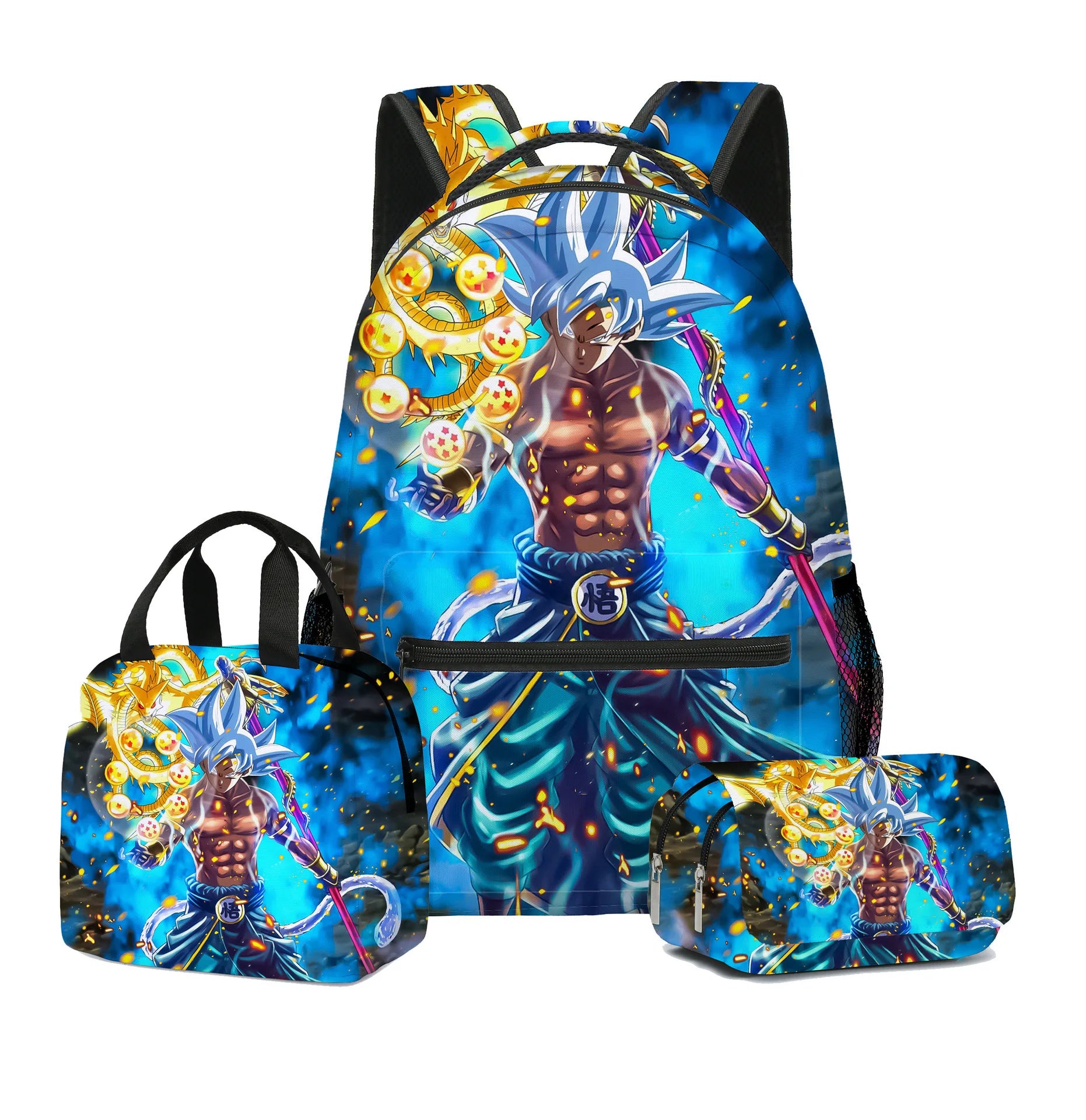 Dragon Ball Goku 3PC Backpack Set